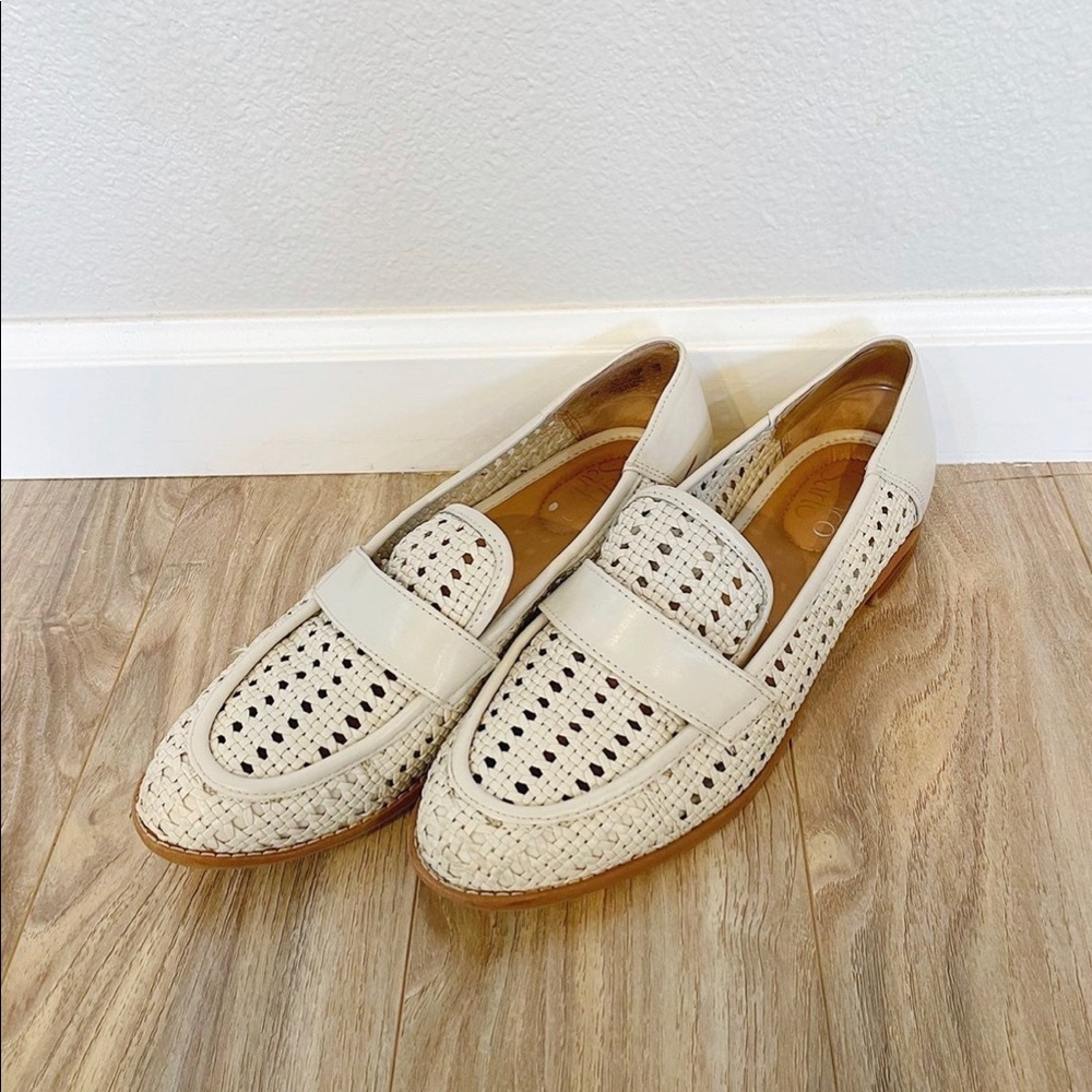 Franco Sarto Woven Penny Loafer Sandal